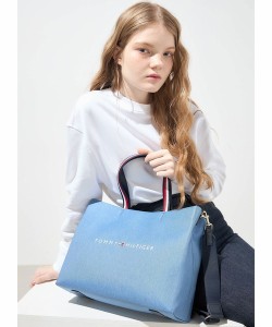 トミー ヒルフィガー（Tommy Hilfiger）/デニムショッパートートバッグ