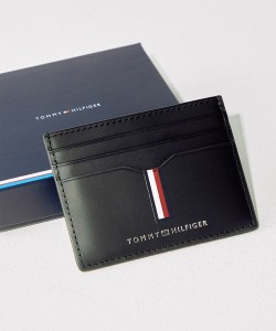 トミー ヒルフィガー（Tommy Hilfiger）/コープストライプカードホルダー