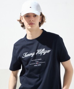 トミー ヒルフィガー（Tommy Hilfiger）/スクリプトロゴTシャツ 