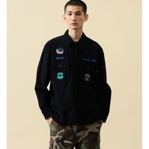 アルファ インダストリーズ（ALPHA INDUSTRIES）/パッチドユーティリティシャツ 長袖