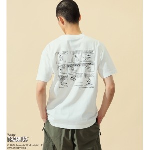 アルファ インダストリーズ（ALPHA INDUSTRIES）/PEANUTS x ALPHA 半袖Tシャツ/スヌーピー（FLY BOY）