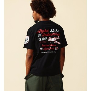 アルファ インダストリーズ（ALPHA INDUSTRIES）/MILプリントＴシャツ 半袖