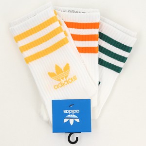 アディダス オリジナルス（adidas originals）/adidas Originals/アディダスオリジナルス/ミッドカット クルーソックス 3足組