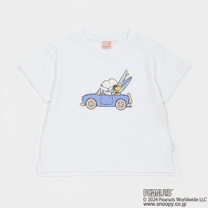 プティマイン（petit main）/【Re:Yarn】スヌーピーTシャツ