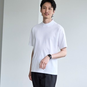 コーエン（coen）/【RONEL】PLATINGジャケットネックTシャツ