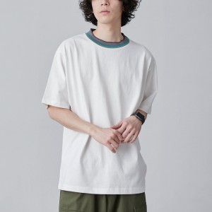 コーエン（coen）/カラーリブニットネックTシャツ
