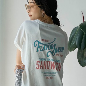 コーエン（coen）/USAコットンサインペイントロゴTシャツ