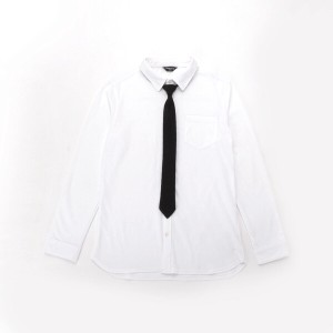 コムサイズム/ネクタイ付き　長袖シャツ（１４０−１６０ｃｍ）
