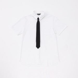 コムサイズム/ネクタイ付き半袖シャツ(140−160cm)