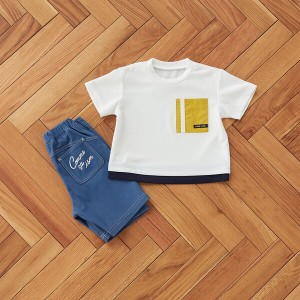 コムサイズム（COMME CA ISM）/ビッグポケット　半袖Tシャツ(80・90cm)