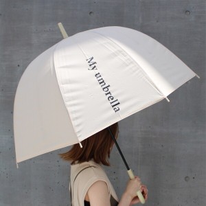 ラビアンジェ/ロゴ入りドーム型アンブレラ 雨傘