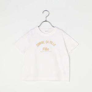 コムサ・フィユ（COMME CA FILLE）/天竺 三本針半袖Tシャツ