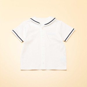 コムサフォセット/セーラー半袖Tシャツ