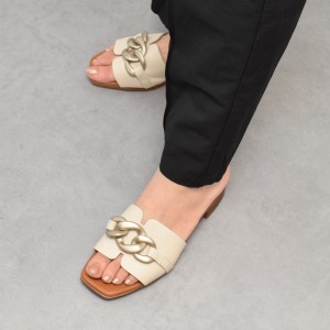 ブリジットバーキンセレクト（Bridget Birkin Select）/Oh my Sandals◆3cmヒール◆ローヒールチェーンミュールサンダル