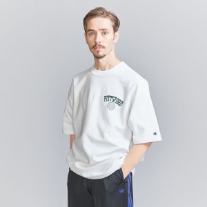 ビューティー＆ユース ユナイテッドアローズ（BEAUTY&YOUTH）/【別注】 ＜Champion＞  リバースウィーブ プリント Tシャツ