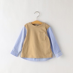 シップス/ＳＨＩＰＳ　ＫＩＤＳ：シャツ　コンビ　カットソー（８０〜９０ｃｍ）