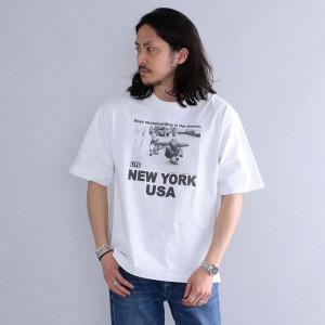 シップス/ＳＨＩＰＳ：　ＬＩＦＥ　ＭＡＧＡＺＩＮＥ　フォトプリント　Ｔシャツ