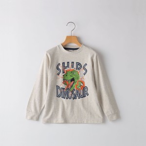 シップス（SHIPS）/SHIPS KIDS:80〜90cm / 恐竜 プリント 長袖 TEE