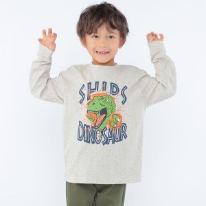 シップス（SHIPS）/SHIPS KIDS:100〜130cm / 恐竜 プリント 長袖 TEE