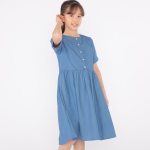 シップス（SHIPS）/SHIPS KIDS:140〜150cm / ダンガリー 半袖 ワンピース