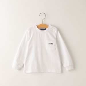 シップス（SHIPS）/SHIPS KIDS:80〜90cm / SHIPS ロゴ 長袖 TEE