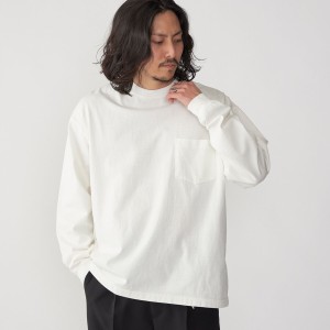 シップス（SHIPS）/SHIPS: COTTON USA ポケット 長袖 Tシャツ ロンT