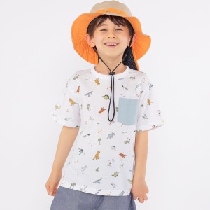 シップス（SHIPS）/SHIPS KIDS:100〜130cm / 恐竜 テキスタイル 半袖 TEE