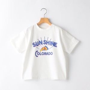 シップス（SHIPS）/SHIPS KIDS:140〜160cm /〈接触冷感/吸水速乾〉ピザ モチーフ 半袖 TEE