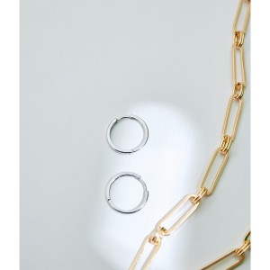 アダムエロペ（ADAM ET ROPE’）/【LES BIJOUX】フープピアス (Midium)