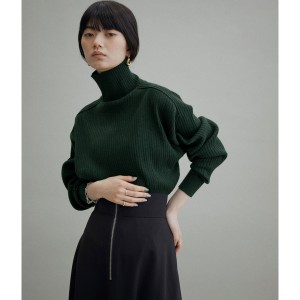 アダムエロペ（ADAM ET ROPE’）/【WEB・一部実店舗限定】WOOL混リブタートル