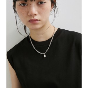 アダムエロペ（ADAM ET ROPE’）/【LES BIJOUX】ポイントパールショートネックレス