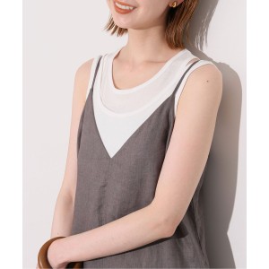 【NEW】スローブ イエナ（SLOBE IENA）/le/ル LAYERED SLEEVELESS TOP J−LE24S−TP04