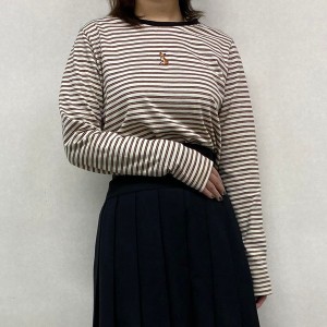 NICOLE CLUB（NICOLE CLUB）/キツネ刺繍リンガーロンTEE