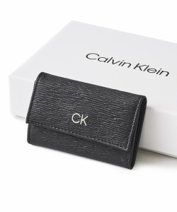 アドポーション（ADPOSION）/【Calvin Klein/カルバンクライン】Key Case / ワンポイント レザーキーケース