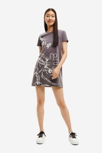 デシグアル（Desigual）/ミッキーマウス ショート Tシャツワンピース