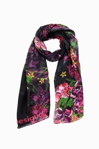 デシグアル（Desigual）/花柄 長方形ストール