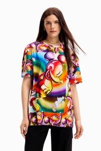 デシグアル（Desigual）/ミッキーマウス マルチカラー オーバーサイズTシャツ