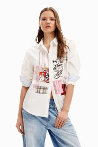 デシグアル（Desigual）/ミッキーマウス パッチワーク シャツ