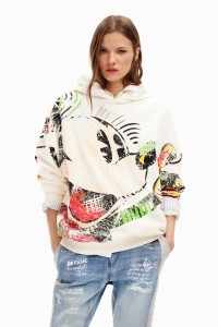 デシグアル（Desigual）/ミッキーマウス オーバーサイズフーディ