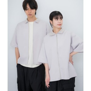 センスオブプレイスバイアーバンリサーチ（SENSE OF PLACE）/『ユニセックス』ZIPカーディガンTシャツ(5分袖)