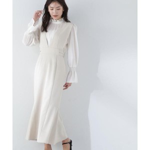 ナチュラルビューティーベーシック（NATURAL BEAUTY BASIC）/サイドバックルベルトジャンスカ　24SS