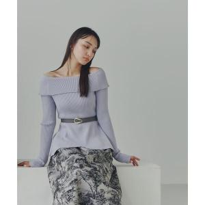 Rady ペプラムニットセットアップスカート