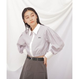 ジル バイ ジル スチュアート（JILL by JILL STUART）/ロゴ入りウエストリボンシャツ