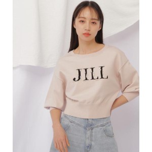 ジル バイ ジル スチュアート（JILL by JILL STUART）/ロゴジャガードビジューニット