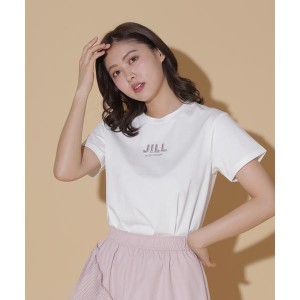 ジル バイ ジル スチュアート（JILL by JILL STUART）/オーガニックコットンパール刺繍ロゴTシャツ