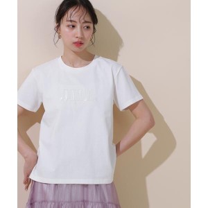 ジル バイ ジル スチュアート（JILL by JILL STUART）/オーガニック刺繍ロゴTシャツ　WEB限定カラー:アカロゴ