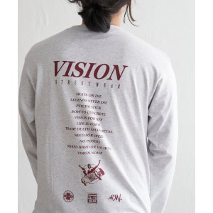 ヴァンスエクスチェンジ（VENCE EXCHANGE）/VISION STREET WEAR ヴィジョンストリートウェア メッセージプリントロンT