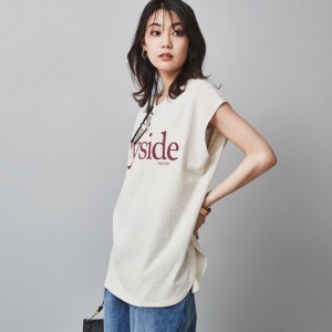 【NEW】アンタイトル（UNTITLED）/【CHIGNON】BaysideフレンチTシャツ