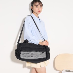 ピンクラテ/【容量約35L】トラベルボストンバッグ