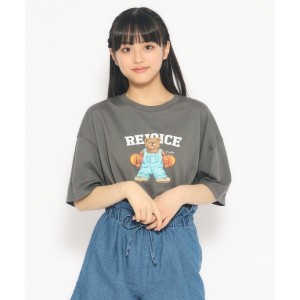 ピンクラテ（PINK−latte）/【ニコラ4月号掲載】スケボーベアTシャツ